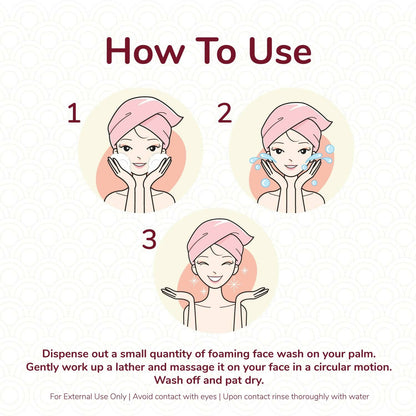 Ningen Strawberry Foaming Face Wash - Distacart