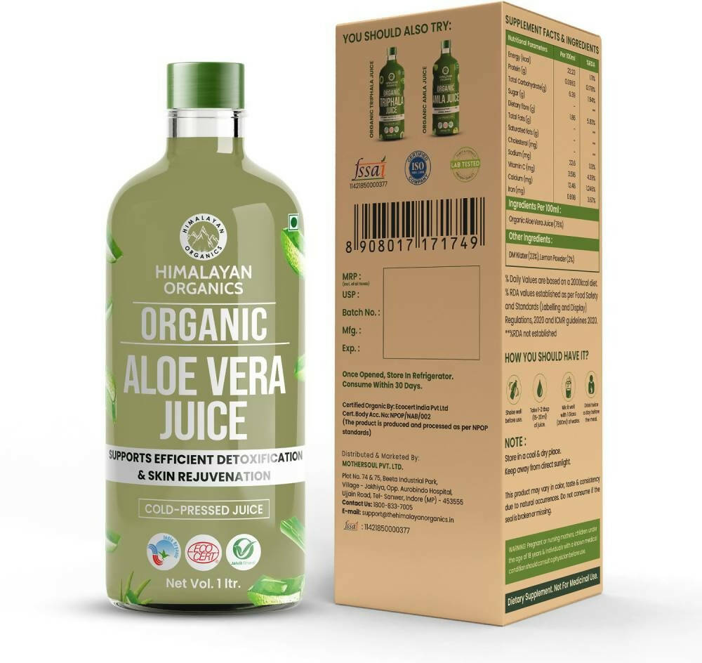 Himalayan Organics Aloe Vera Juice - Distacart