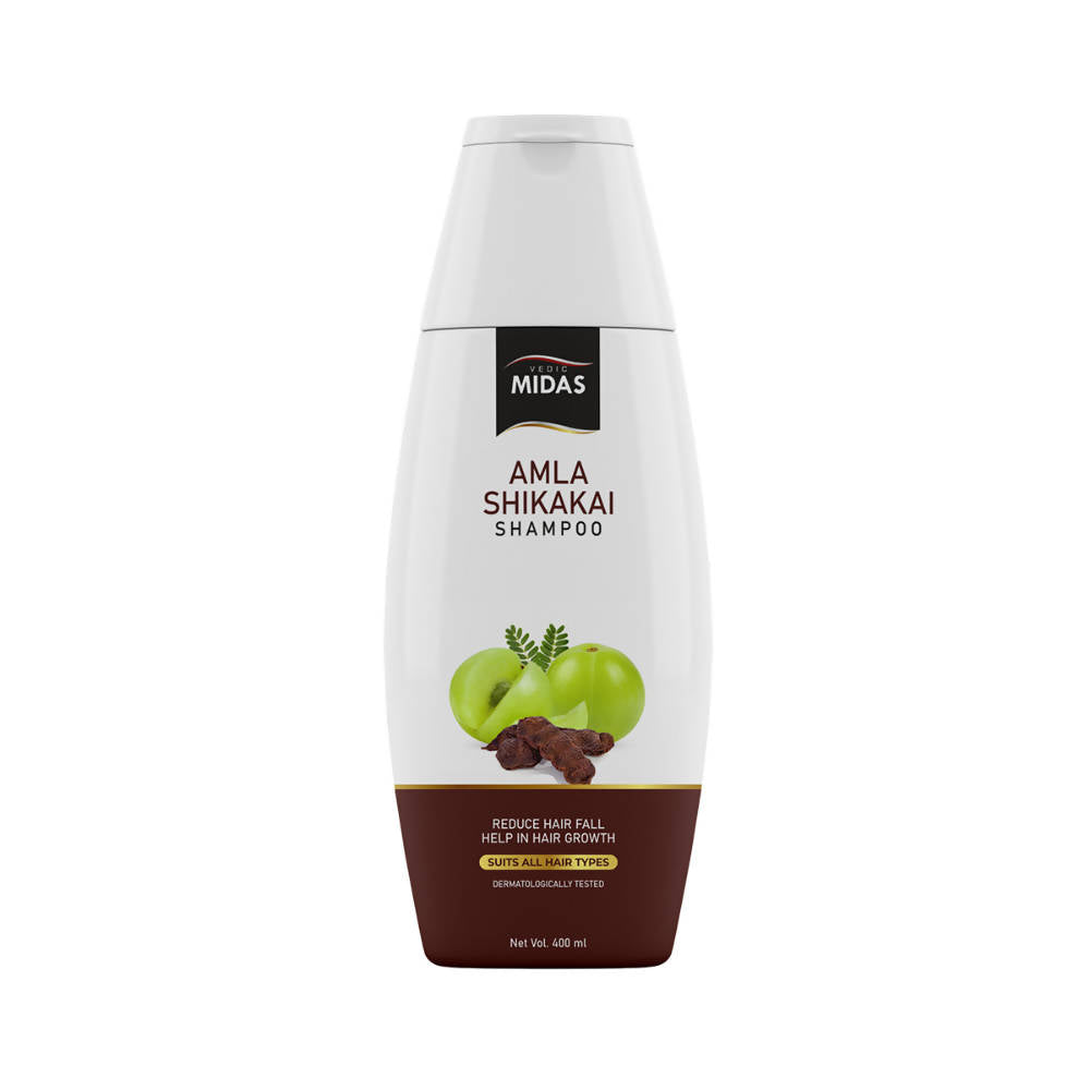 Vedic Midas Amla Shikakai Shampoo - Distacart