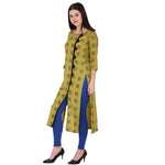Thumbnail for Kanoor Women's multi rayon straight kurti
