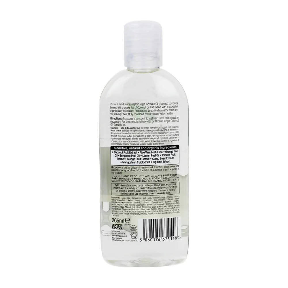 Dr.Organic Virgin Coconut Oil Shampoo - Distacart