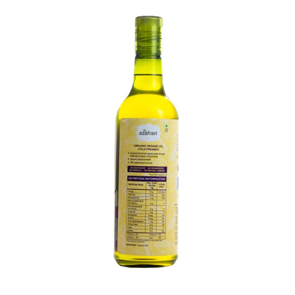 Azafran Organic Sesame Oil (Cold Pressed) - Distacart