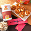 Evil Eye Rakhi With Laddu & Cashew Nuts Combo