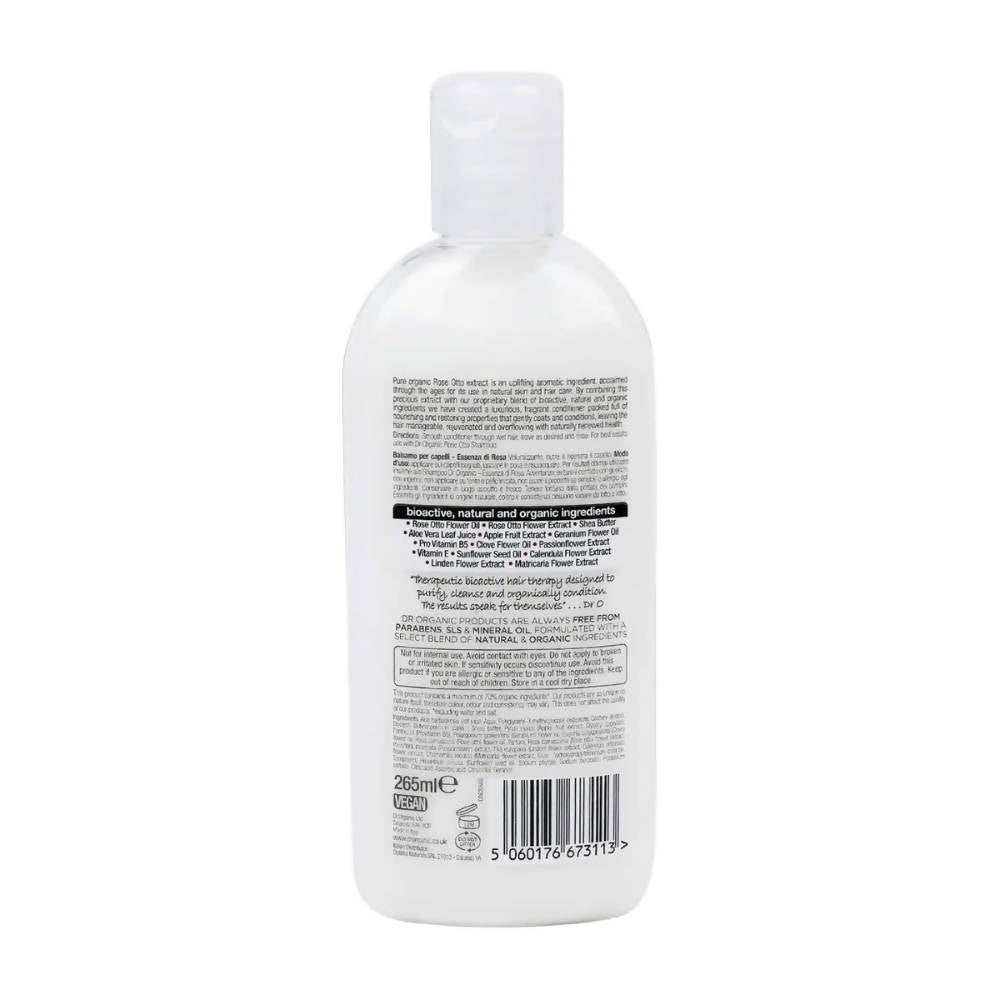 Dr.Organic Rose Otto Conditioner - Distacart