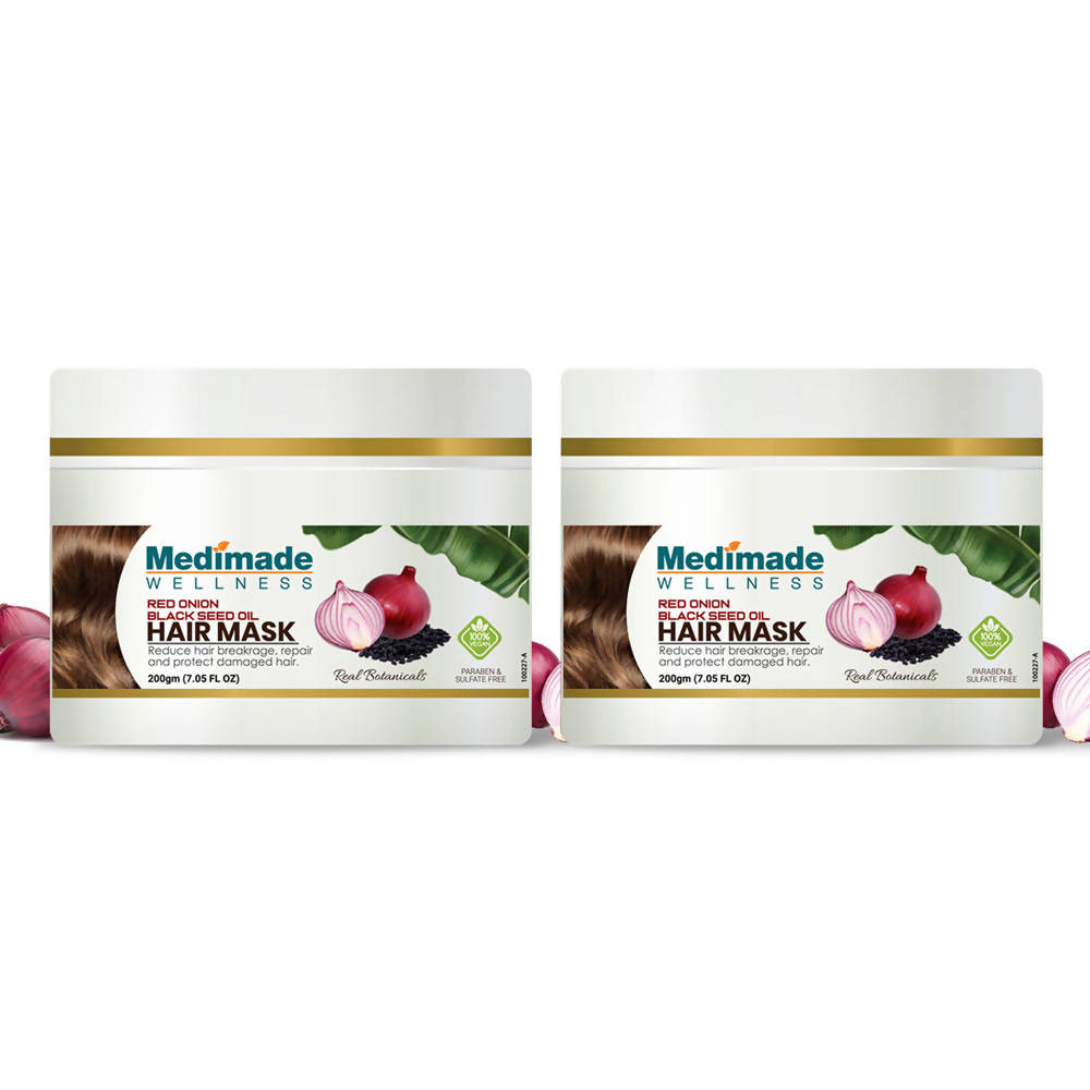 Medimade Wellness Red Onion & Black Seed Oil Hair Mask - Distacart