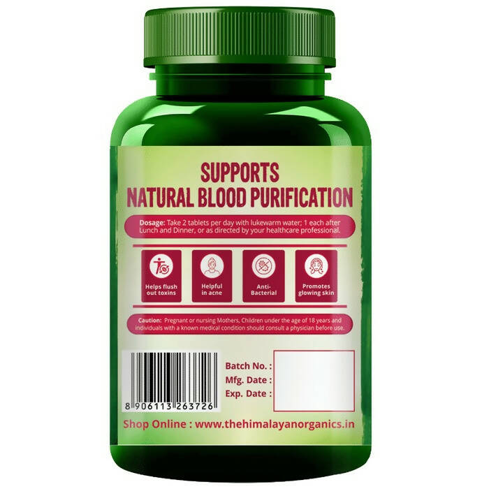 Himalayan Organics Plant Based Blood Detox Tablets - Distacart