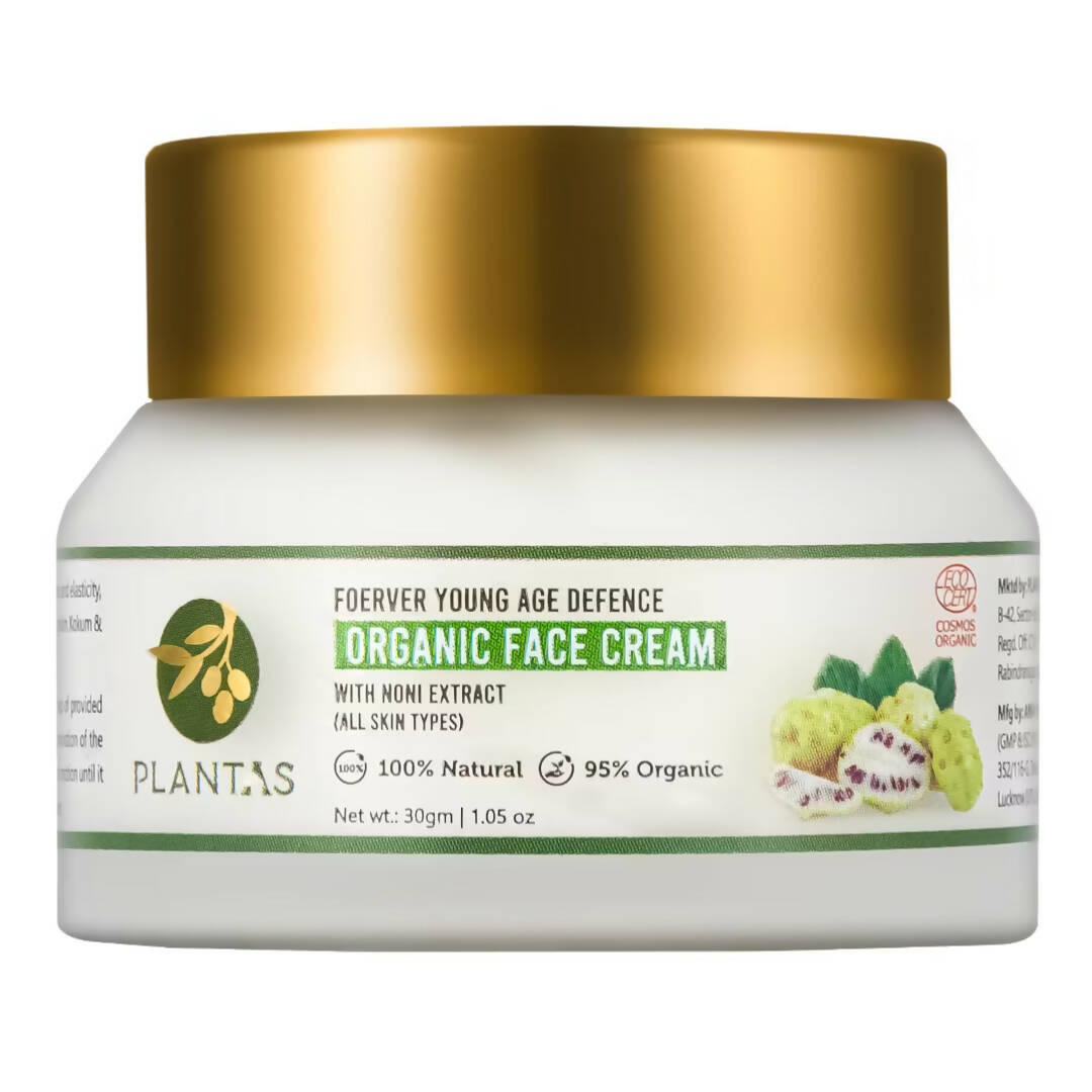 Plantas Forever Young Age Defence Organic Face Cream - Distacart