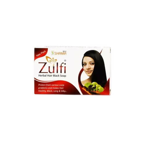 New Shama Zulfi Herbal Hair Black Soap - Distacart
