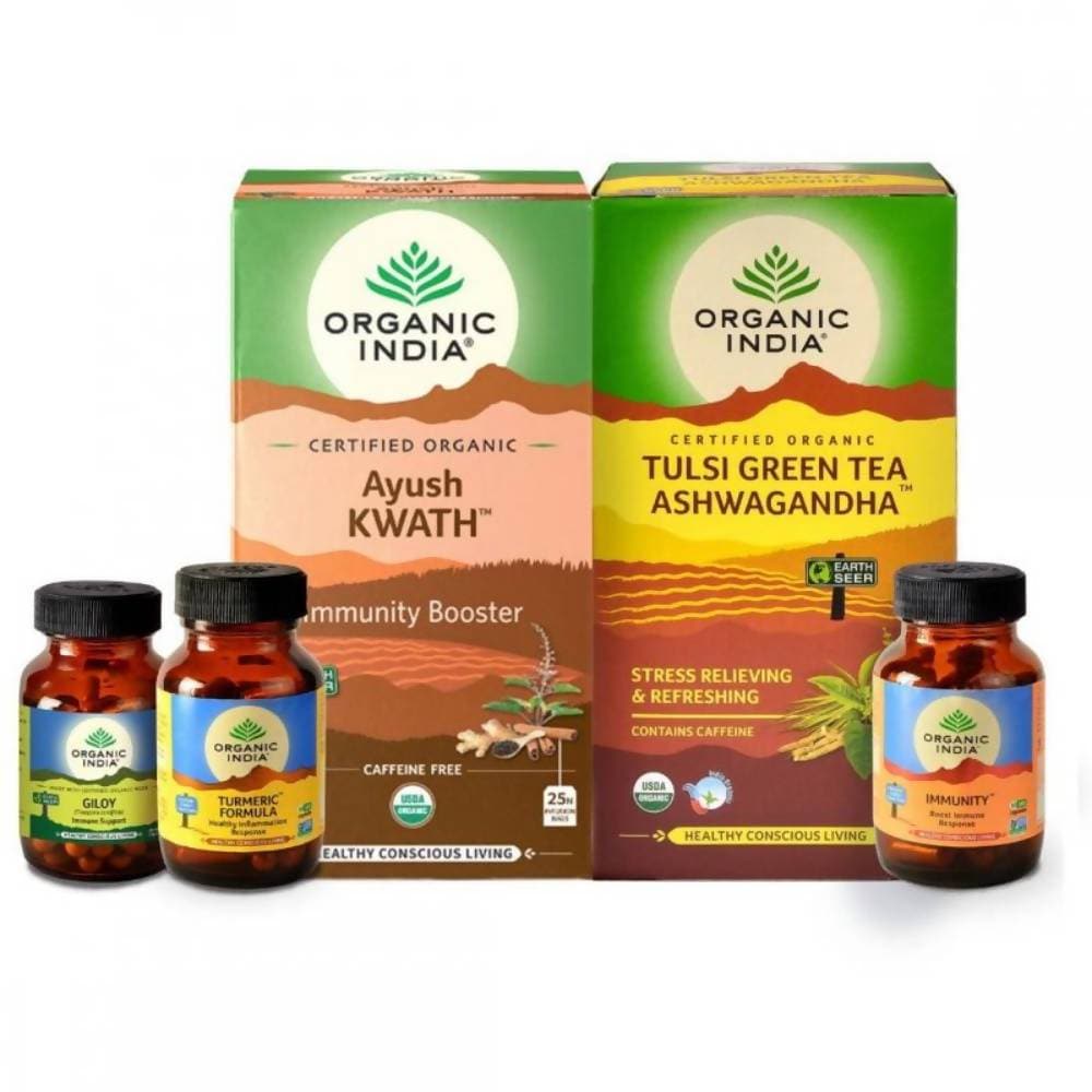 Organic India Immunity Kit Enhanced - Distacart