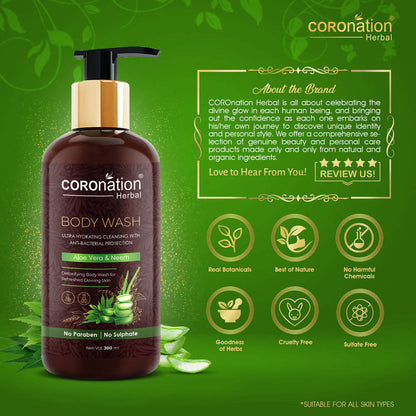 Coronation Herbal Aloevera and Neem Body Wash - Distacart