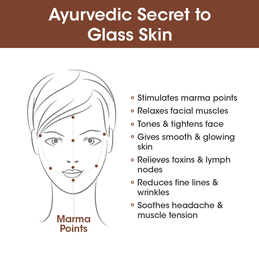 TAC - The Ayurveda Co. Kansa Wand Dual Purpose Massager Tool for Face & Body - Distacart