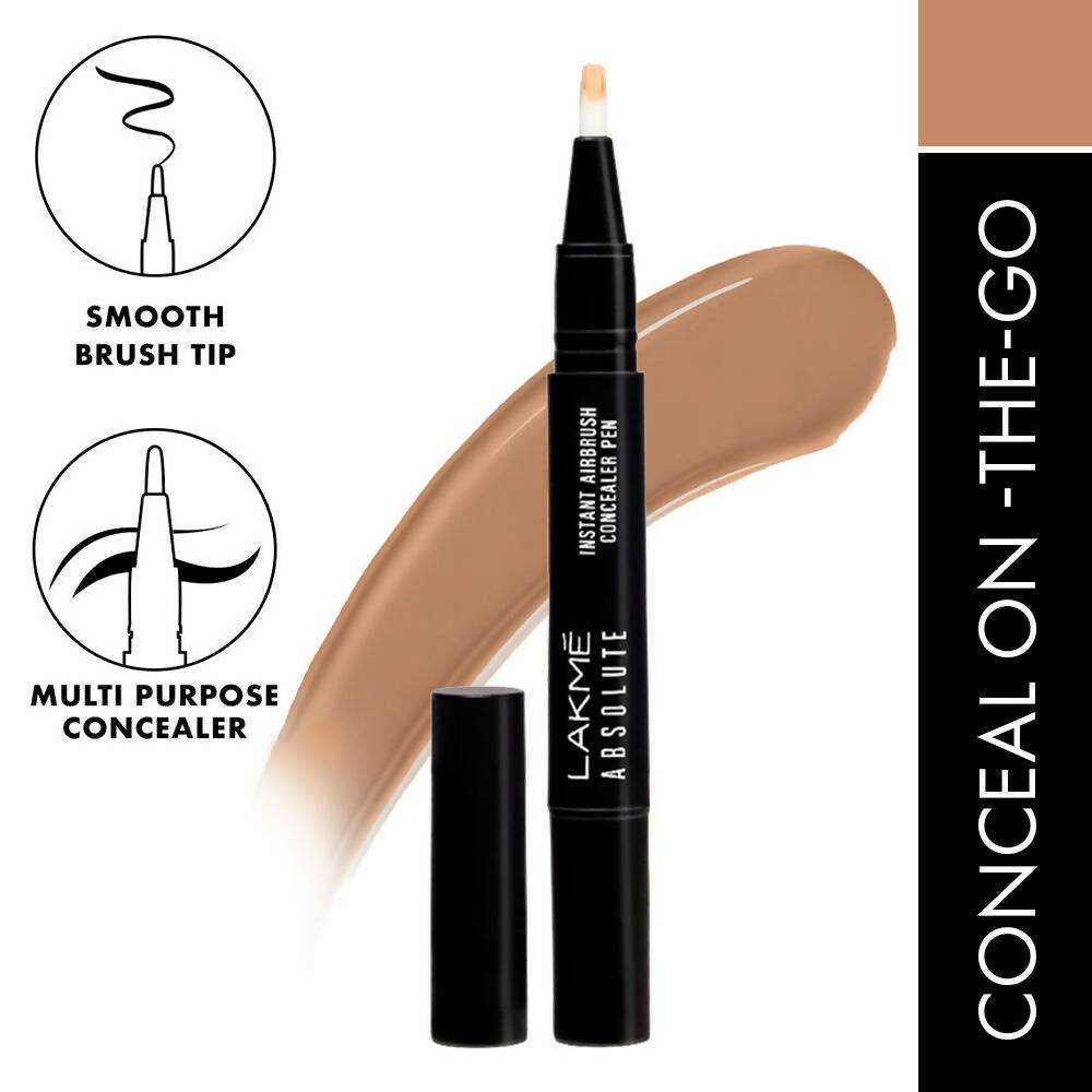 Lakme Absolute Instant Airbrush Concealer Pen - Cinmon - Distacart