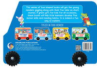 Thumbnail for Dreamland A City Tour on the Bus- A Shaped Board book with Wheels : Children Picture Board Book - Distacart
