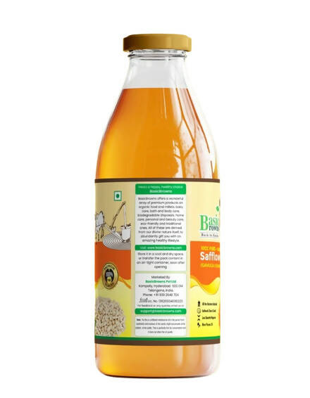 BasicBrowns Bull Driven Safflower Oil - Distacart