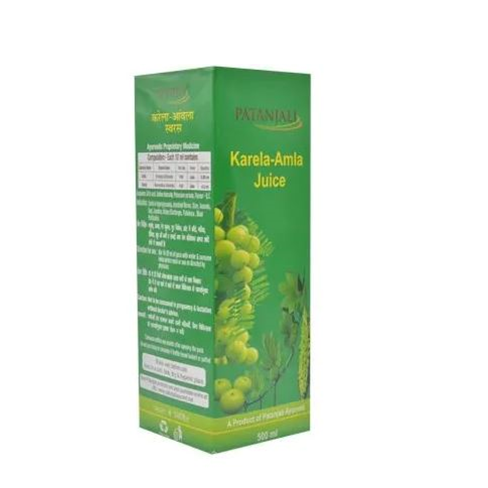 Patanjali Karela Amla Juice (500 ML) - Distacart