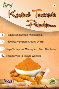 Thumbnail for Spag Herbals Premium Kasturi Turmeric Powder - Distacart
