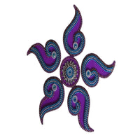 Thumbnail for Kundan HandiKrafts Designer Purple Colour Kundan Rangoli - Distacart