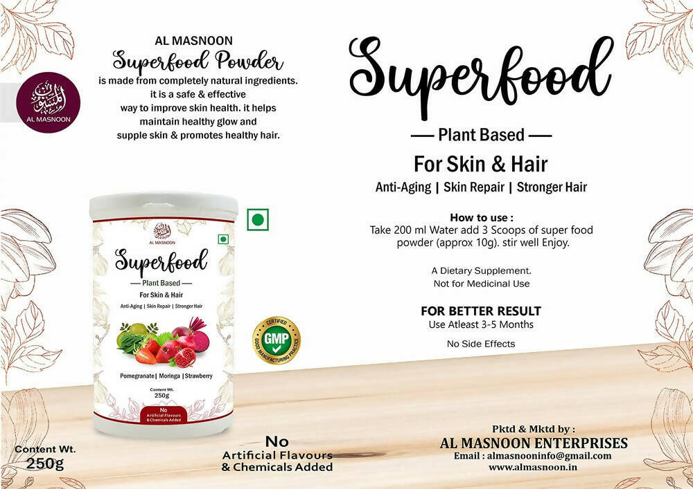Al Masnoon Super Food Plant-Based Powder - Distacart