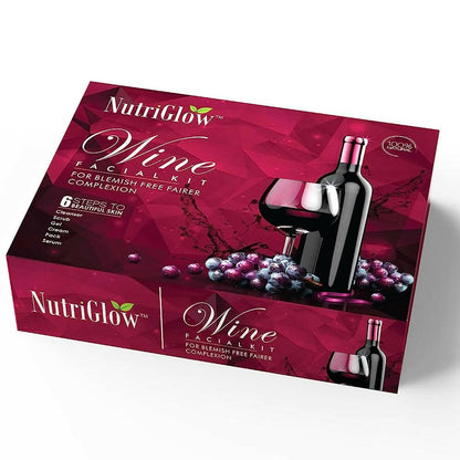 NutriGlow Wine Facial Kit - Distacart
