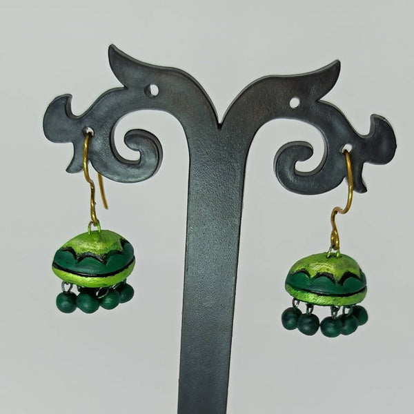 Terracotta Boho Style Jhumkas