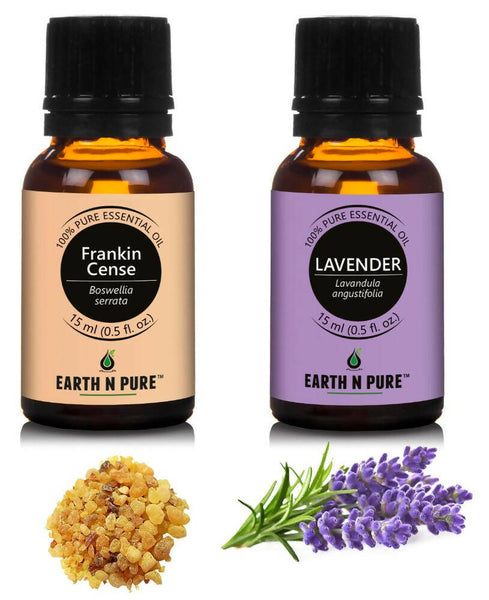 Earth N Pure Essential Oils (Lavender & Frankincense) Combo - Distacart