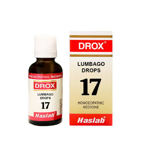 Haslab Homeopathy Drox 17 Lumbago Drops - Distacart