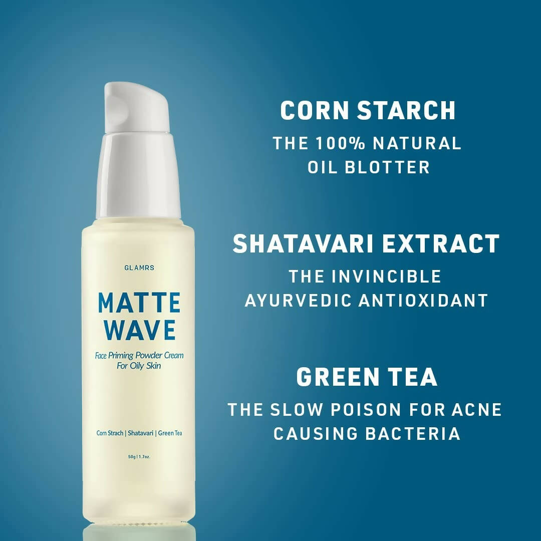 Glamrs Matte Wave - Face Priming Powder Cream - Distacart