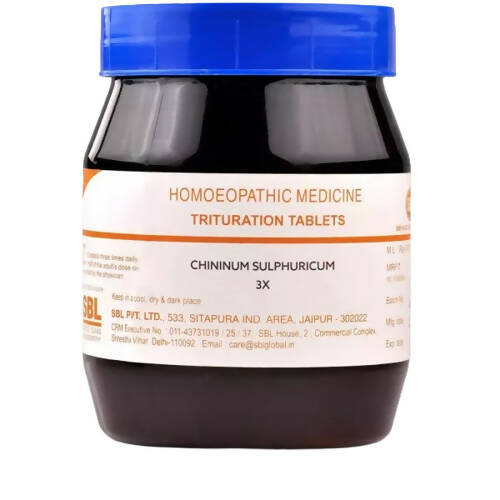 SBL Homeopathy Chininum Sulphuricum Trituration Tablets - Distacart