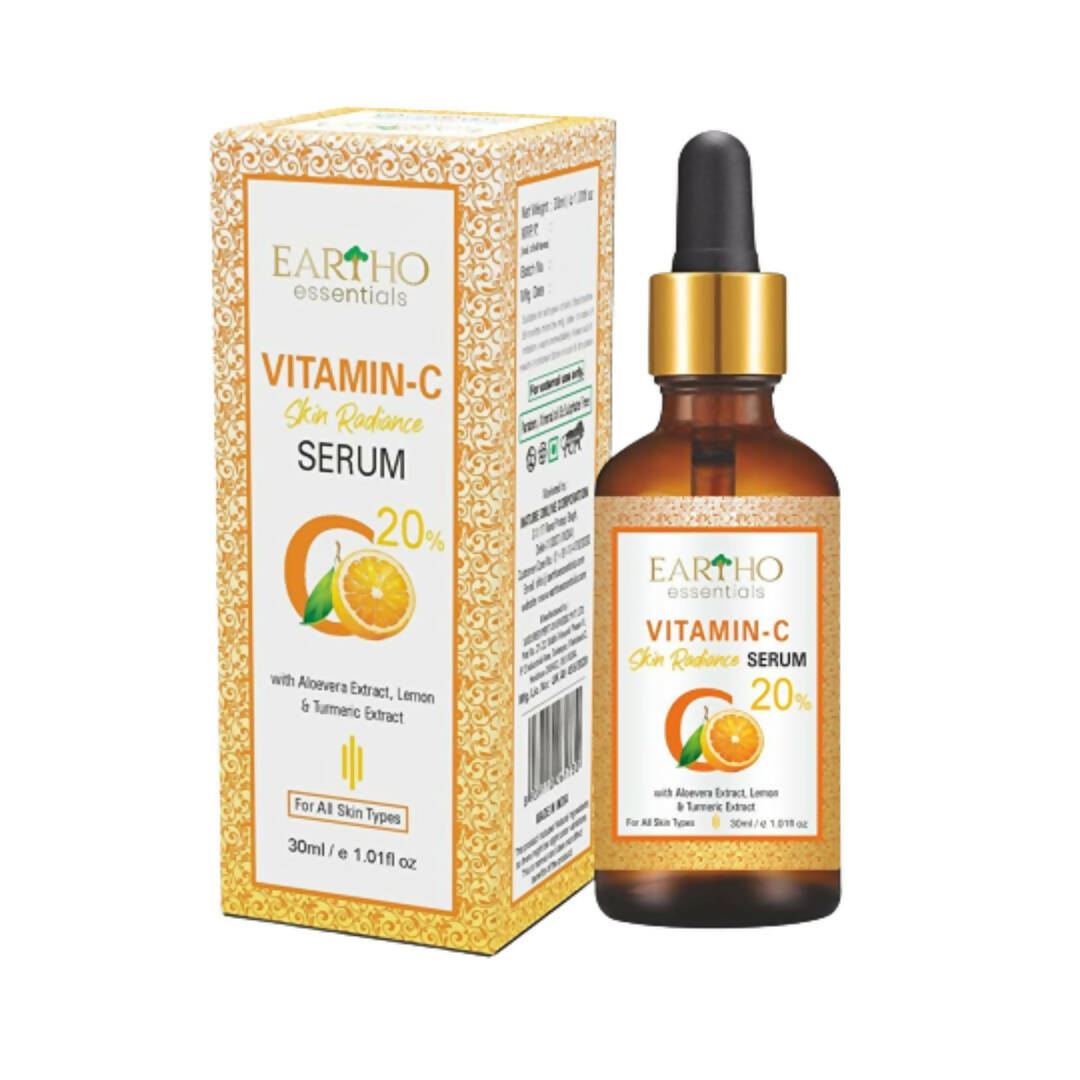 Eartho Essentials 20% Vitamin C Skin Radiance Serum - Distacart