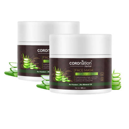 Coronation Herbal Aloevera Face Mask - Distacart