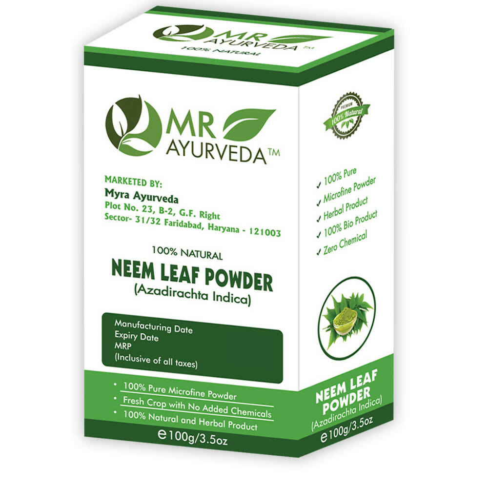 MR Ayurveda Neem Leaf Powder - Distacart