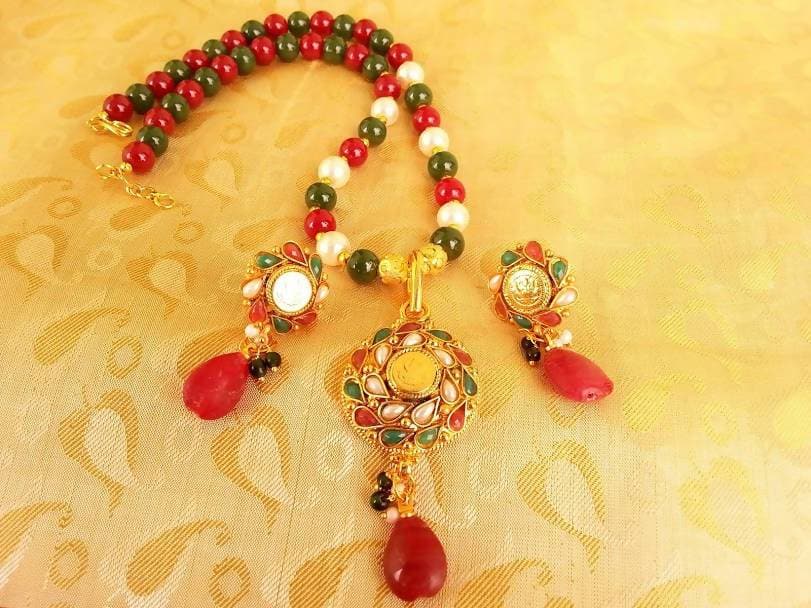 Multicolor Beaded Temple Jewelry