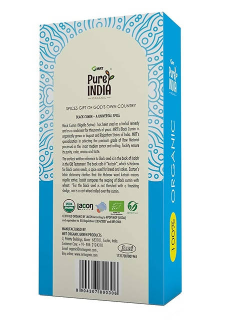MRT Organic Pure India Black Cumin Seed - Distacart