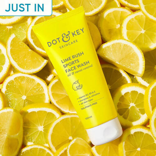 Dot & Key Lime Rush Sports Face Wash - Distacart