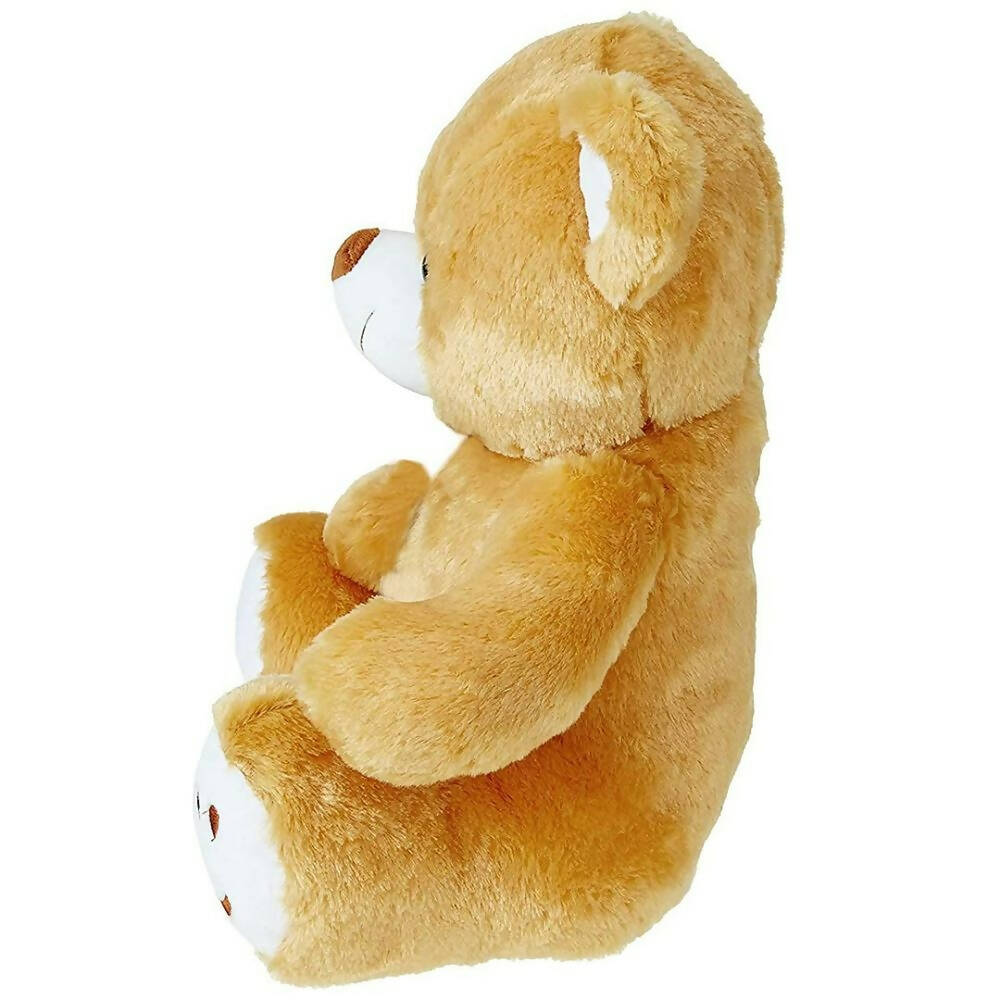 Webby Plush Cute Sitting Teddy Bear Soft Toys With Neck Bow (Brown Color) - Distacart