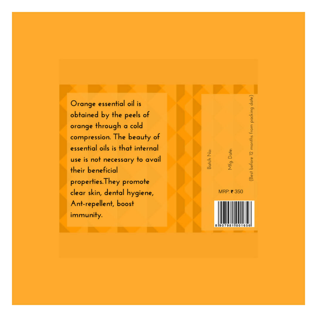 Oilcure Orange Essential Oil - Distacart