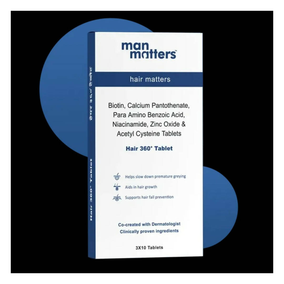 Man Matters Hair 360 Tablets - Distacart