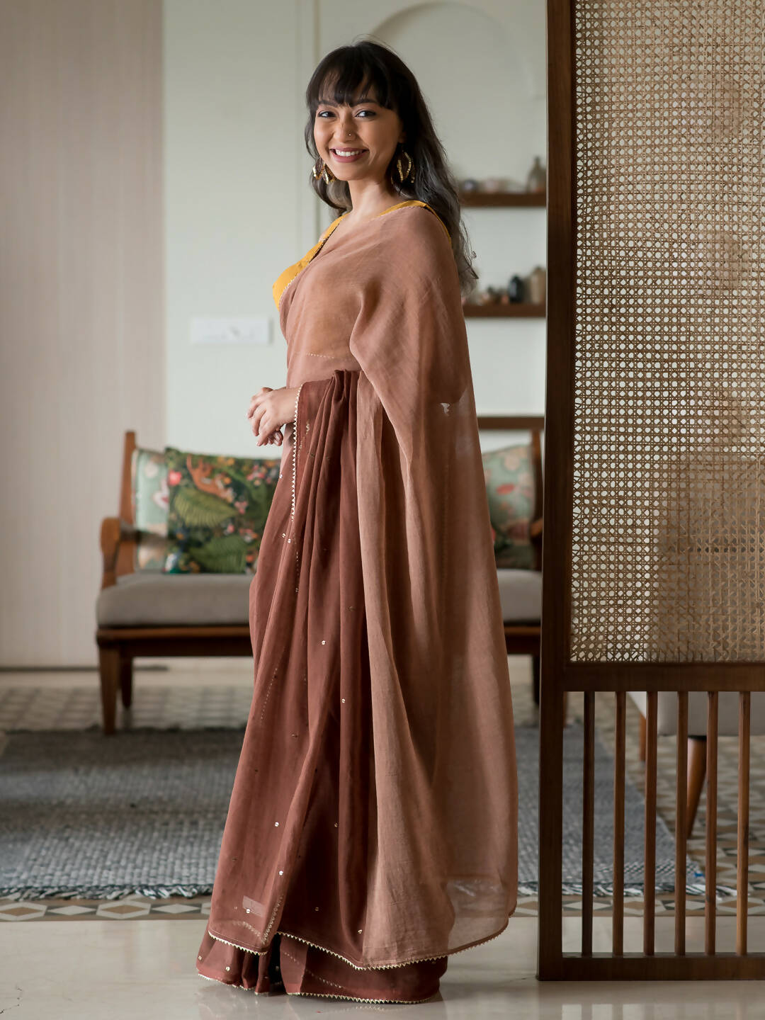 Suta Multi Color Woven Design Pure Cotton Saree - Distacart