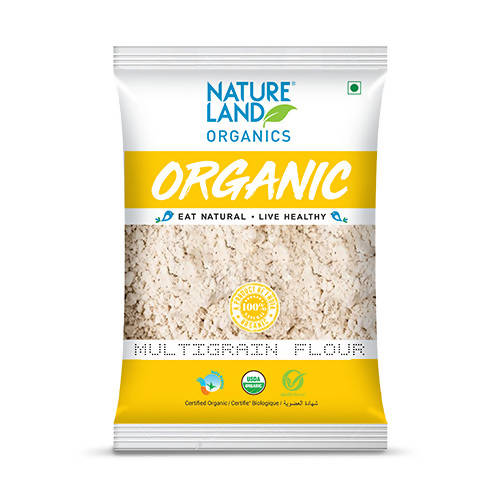 Nature Land Organics Multigrain Flour - Distacart