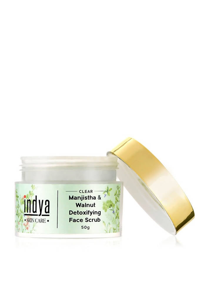 Indya Manjistha & Walnut Detoxifying Face Scrub Benefits