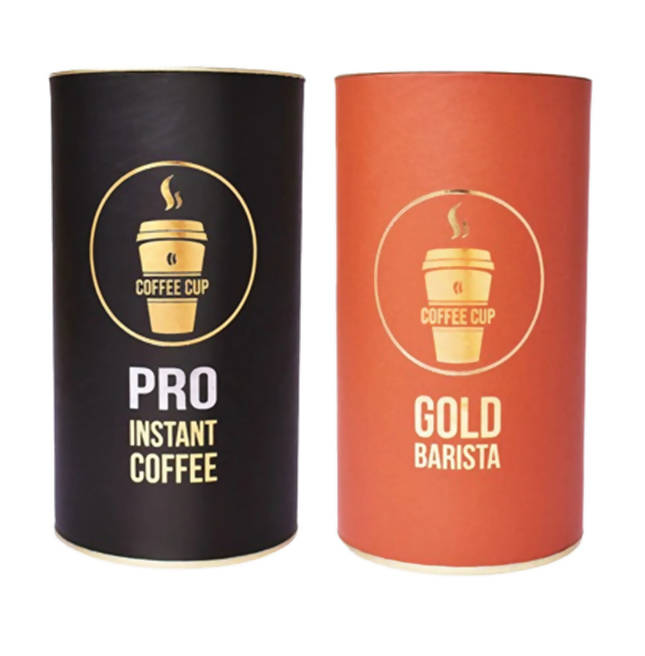 Coffee Cup Pro & Gold Barista Instant Coffee Combo - Distacart