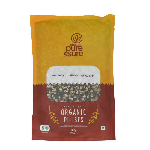 Pure & Sure Organic Black Urad Dal Split