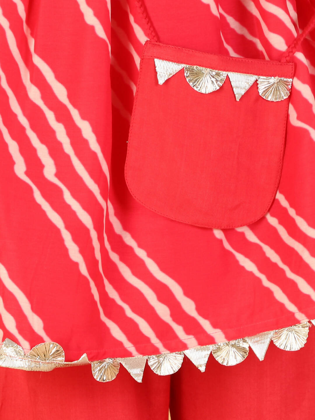 Lil Drama Girls Kurta With Sharara Set - Pink - Distacart