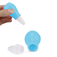 Thumbnail for Safe-O-Kid Silicone Baby Nasal Aspirator Vacuum Sucker Instant Relief From Blocked Nose, Blue - Distacart