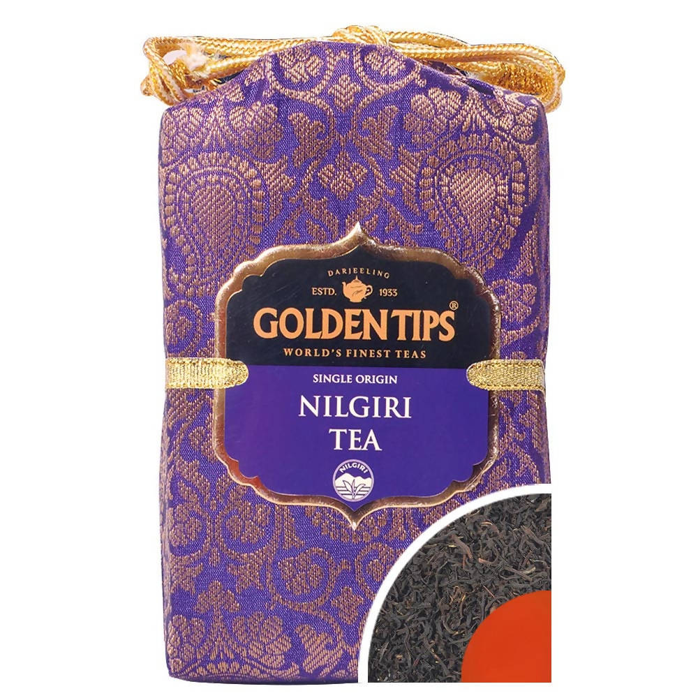 Golden Tips Single Origin Tea - Royal Brocade Cloth Bag - Distacart