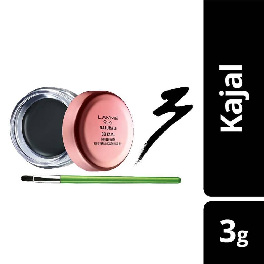 Lakme 9To5 Naturale Gel Kajal - Black - Distacart