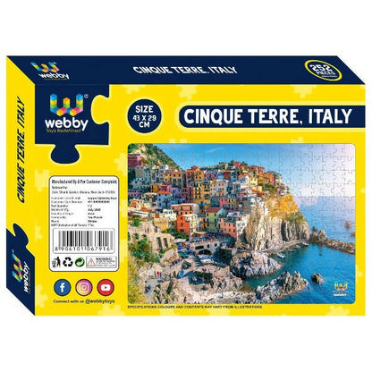Webby Cinque Terre & Italy Jigsaw Puzzle- 252 Pcs - Distacart