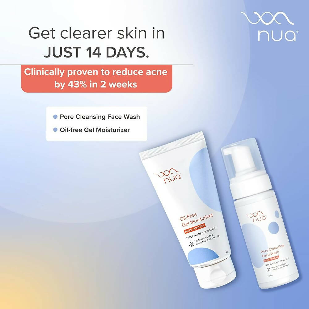 Nua Oil-Free Gel Moisturizer for Acne Control - Distacart