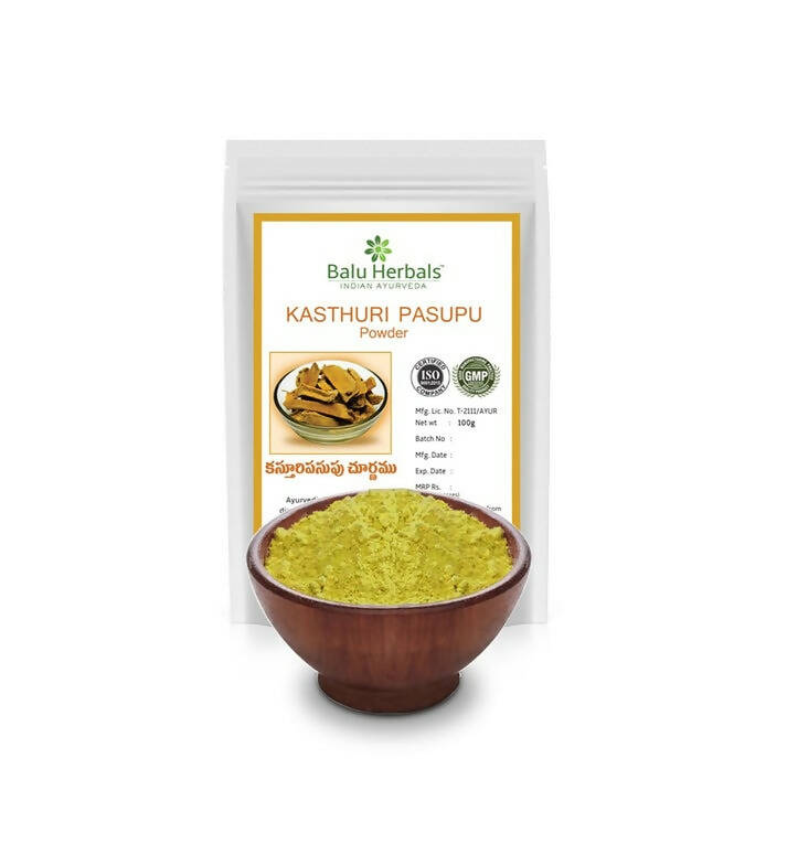 Balu Herbals Wild Turmeric (Kasthuri Pasupu) Powder - Distacart