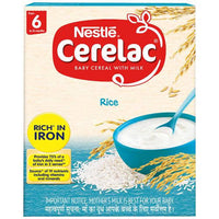 Thumbnail for Nestle Cerelac Baby Cereal with Milk - Rice, From 6-12 Months